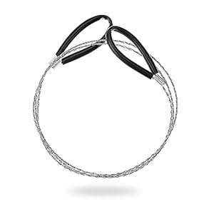 GZGXKJ 75CM Edelstahl Drahtsäge Silber