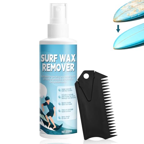 Surf Wax Remover No damage to the Board Surface Quick Results 7Oz