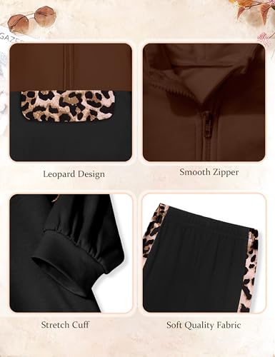 Toddler Girl Clothes Camo 2 Piece Little Girls Clothes Half Zip Up Hoodies Color Block Outfits Sweatshirt Pant Sets