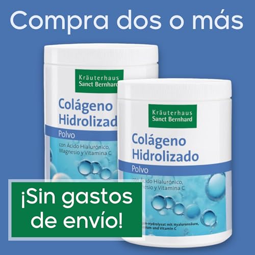 Colágeno hidrolizado con magnesio, ácido hialurónico y vitamina C – Para huesos, articulaciones, piel y cartílagos – Contribuye a la formación y mantenimiento del colágeno | 630 g en polvo - imagen 6