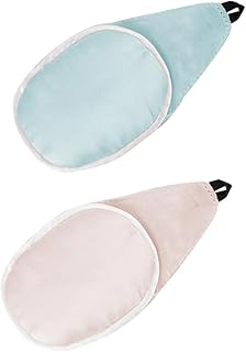 SECFOU 2 Peças De Óculos Cobrem Tapa-Olhos De Pano Para Adultos Tapa-Olhos De Pirata Para Adultos Óculos Preguiçosos Tapa-Olhos Para Ambliopia De Olhos Preguiçosos Capas De Olho Único De