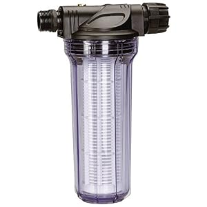 Gardena Pumpen-Vorfilter für Wasserdurchfluss bis 6000 l/h: Effektiver Filter für Gartenpumpen und Hauswasserautomaten, mit Filtereinsatz (1730-20)
