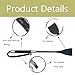 Leyoceur Premium PU Leather Horse Riding Crop - Non-Slip Grip & Flexible Fiberglass Core - Ideal for Equestrian Training, Dressage, Trail Riding & Horse Shows