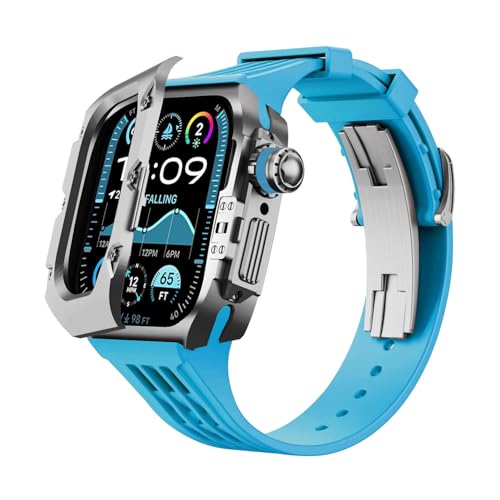 Boîtier Soul Cool en titane avec bracelet fluororubbeur pour iWatch Ultra