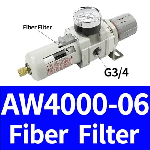 Régulateur pression pneumatique AW4000-06 et filtre compresseur d'air avec séparateur d'huile