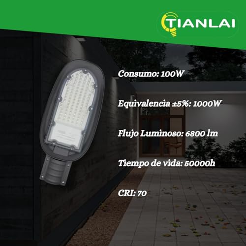 Lámpara exterior con fotocelda 6 lampara exterior con fotocelda marca Tianlai (3)