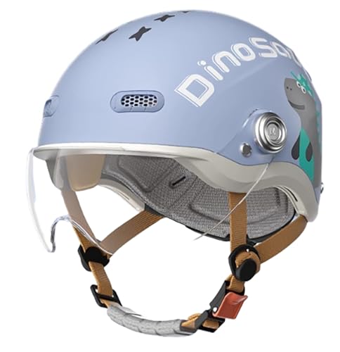 Cascos De Scooter para Niños, Casco De Bicicleta para Niños, Casco Ajustable para Niños De 3 A 12 Años, Casco Ligero Multideporte para Ciclismo BMX Y Monopatín. D,(48-54CM)