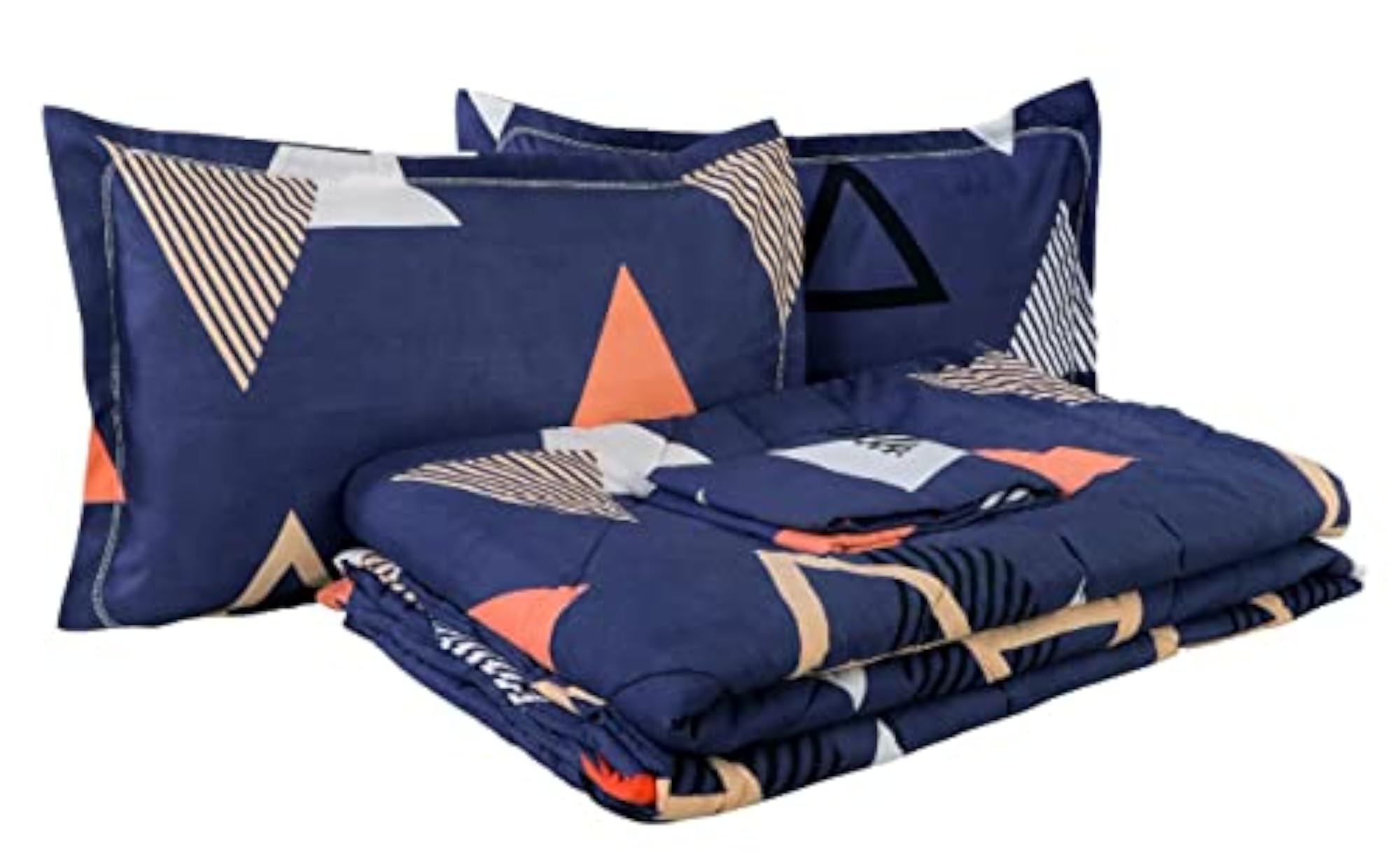 350 TC Microfiber Glace Cotton AC Bedding Set, 4 Piece Gift Set