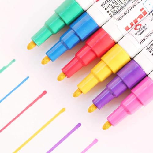 Image of uni-ball PX21 Bullet Shaped Paint Markers | Black Ink, Pack of 1