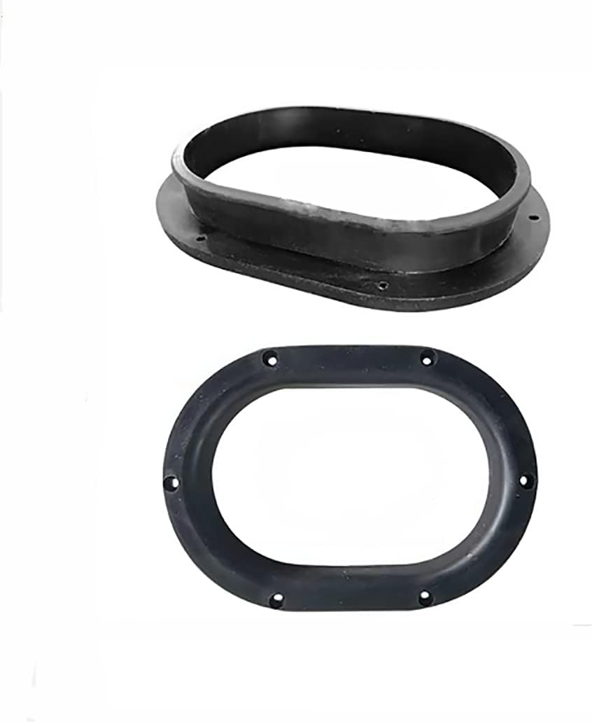 Sandblaster Gloves Holder for Replace Sand Blaster Cabinets Sandblasting Machine Glove Accessories (2Pcs） (Oval Shape)