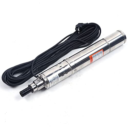 Pompe submersible pour puits profonds compatible sable 1600 L/h