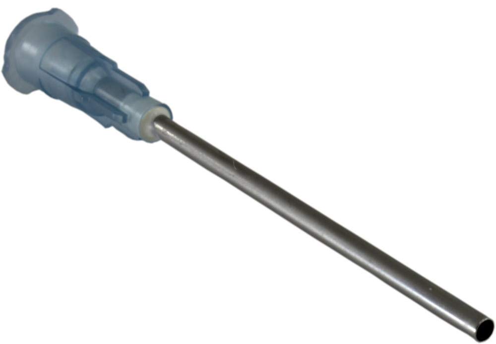 Duda Energy SyringeBox003 Industrial Syringes with 15G x 1-1/2" Blunt Tip Fill Needle and Plastic Cover, 3 mL (Pack of 100)