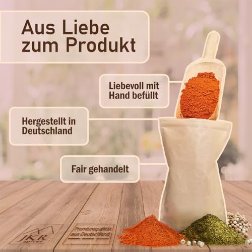 JKR Spices Kaliumsalz Mischung 250g, mit 35% Kaliumchlorid & 0,3 % Magnesiumchlorid, CO₂-neutral verpackt, natriumarmes salz, Kalium trägt zur Aufrechterhaltung eines normalen Blutdrucks bei