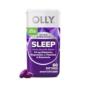OLLY Ultra Strength Sleep Softgels,...