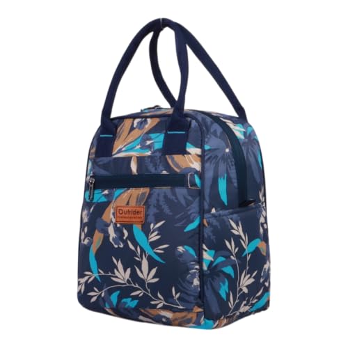 Image of Outrider Polyester Jumbo Lunch Bag,Lunch Bag for Office Men, Women and Kids, Quality Tiffin Bag for School, Picnic, Work, Carry Bag for Lunch Box, 12 litres,