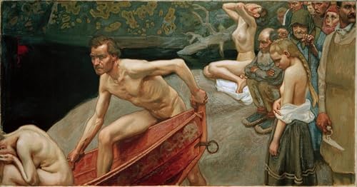Tableaux Affiche de Arts Gallen Kallela rivière Tuonela pour Éveiller l'Esprit du Salon