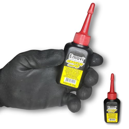 Grafite Em Pó Mineral 25g Lubrifica Fechadura Maquina Maçaneta Porta Portão Cadeado Trilho Canaleta