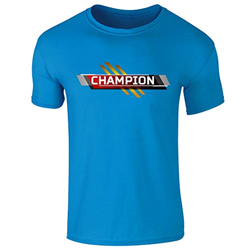 Apex Champion - Camiseta de Consola de PC para Hombre y Mujer, diseño Inspirado en los campeones Gris Azul Zafiro X-Large (X-Large)
