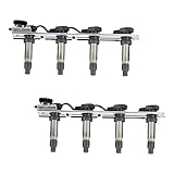 Ignition Coil Black Pack for 2004-2005 Cadillac DeVille, 2004 Seville, 2004-2006 SRX, 2005-2006 STS, 2004-2005 XLR, 2004-2005 Pontiac Bonneville, 4.6L V8, 12567285 12585765 D507A UF-372 52-1817, 2PCS