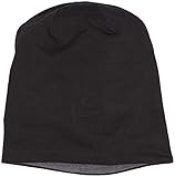 Pflegehinweis: waschbar 30°C Beanie Jersey 9168-79-M/L Bicolor Black-Anthr. -(normal)