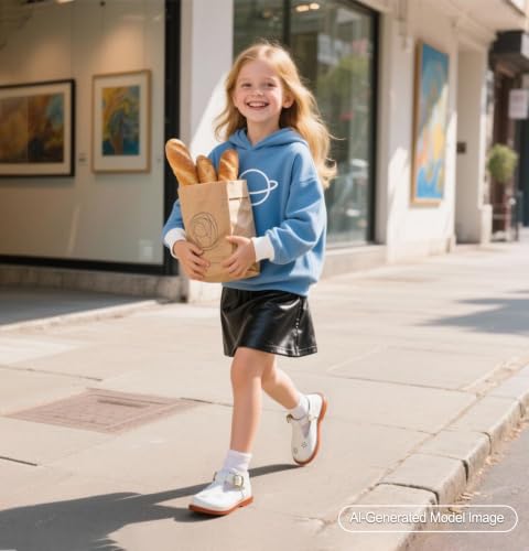Image of PHIRAMIN Toddler Girl Mary Jane Dress Shoes-Little Girl School Uniform Shoes for Wedding Party