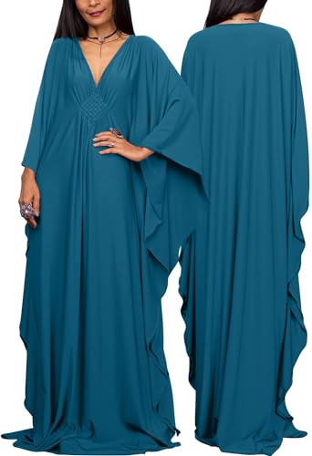 SEAUR Women's Loose Kaftan Turkish Dress Caftan Maxi Dresses Swimsuit Cover Up Beachwear Loungewear