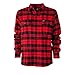 Produktbild FORSBERG Flanellhemd Reyvo II, Farbe:rot/schwarz, Größe:XL