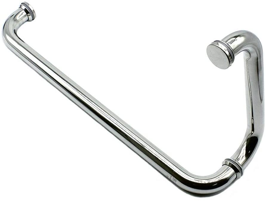 Poignées de porte de douche en inox chromé haute résistance