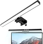 Poeruse Screen LED Light Bar, Computer Monitor Light Bar, 33CM Monitor Lamp Dimmable, No Screen Glare for Desk Office Home Work