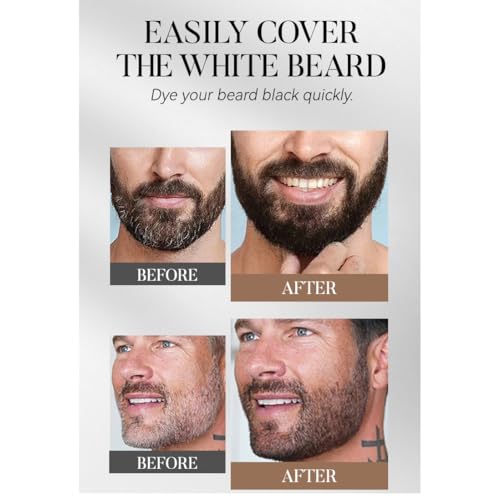 Tinte para Barba y Cabello Yibay Dark Brown Pack x10 miniatura 4