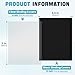 CAREGY 240 Pack Binding Covers and Backs Set 8.5 x 11 Inches, Including 120 Pack 8Mil Clear PVC, 120 Pack 12Mil Sand-Textured Polycovers Letter Size