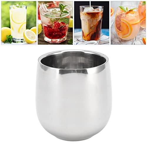 Fdit 4Pcs Stainless Steel Coffee Cup, Portable Coffee Mugs Double Walled Insulated Cups for Drinking Water Beer Coffee Tea 200ml - Image 3