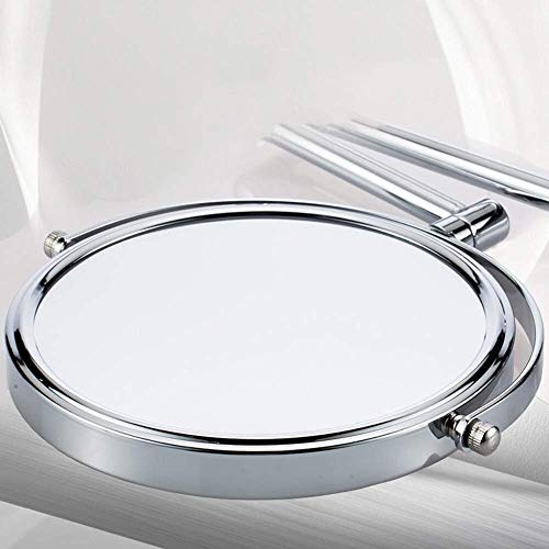 Miroir de maquillage 7 pouces JCAKES en métal HD double face rigide - 5
