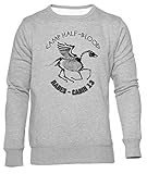 Camp Half-Blood Hades - Cabin 13 Gris Pull Hommes Femmes Unisexe Manches Longues Col Rond Jumper Grey Unisex, Gris, M
