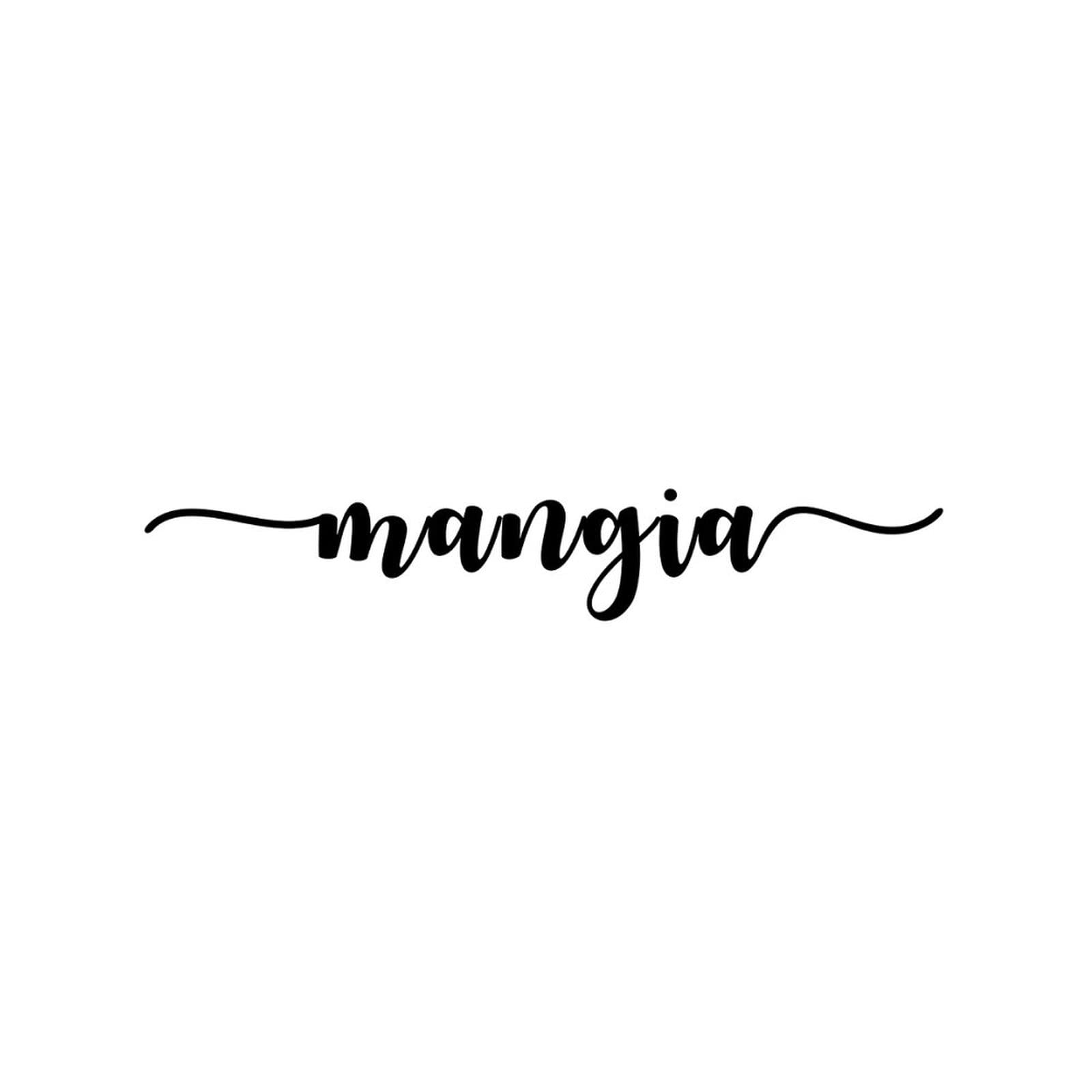 Vinyl Wall Quotes Stickers Mangia Quotes Wall Decals Wall Decoration Wall Decals for Bedroom Party Suitcase Mirrors 22in