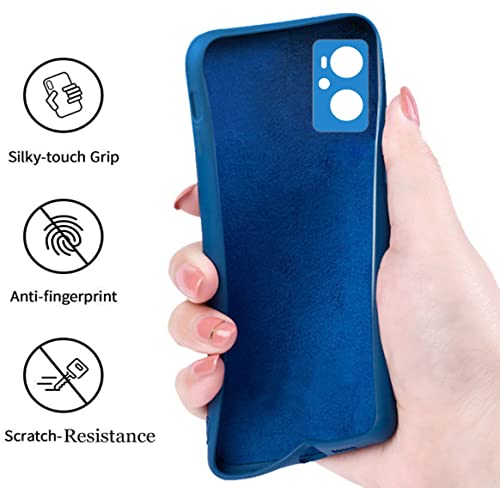 Image of A rtistque Back Cover Case for Oppo K10 4G with Camera Protection | Shockproof TPU | Stylish Protective Design | Slim Fit | Ultra Matte | Oppo K10 Back Cover - Blue