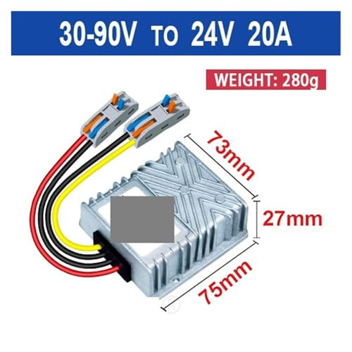 Convertisseur DC 24A résistant à l'eau pour stabiliser la tension 24V - 8