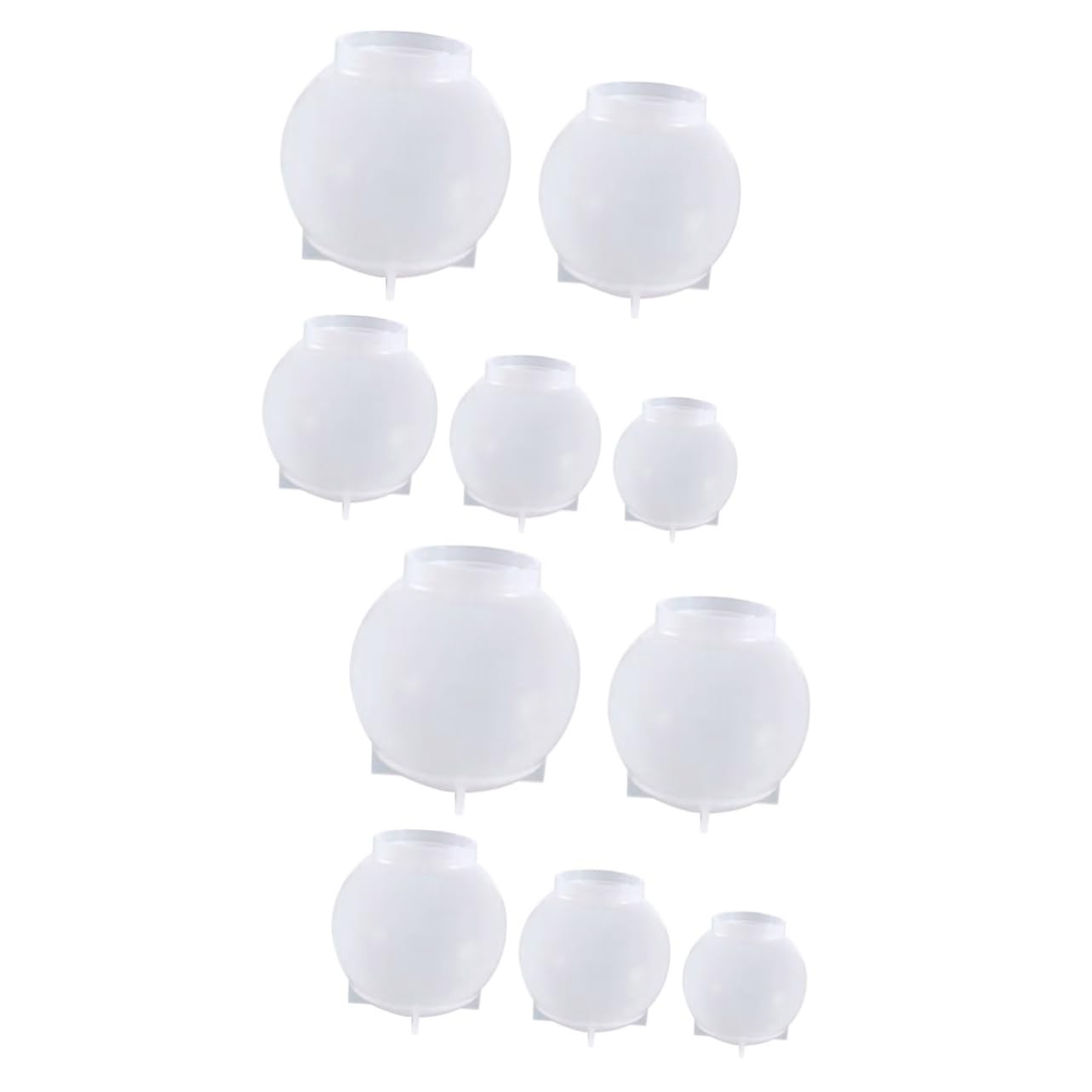 HOMSFOU 10piezas Molde De Para Decoración De Esferas De Moldes De Para Manualidades