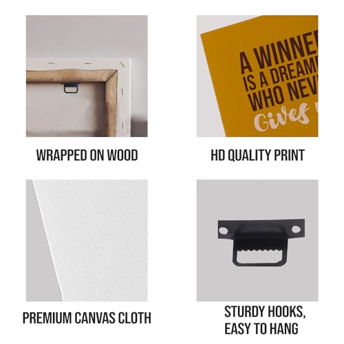 Image of PAPER PLANE DESIGN Motivational and Inspirational Quotes Wall Framed Poster, Office Decor, Wall Frames with Quotes.Set of 8 (10 x 10 Inch) (CANVAS WRAPPED FRAMES)