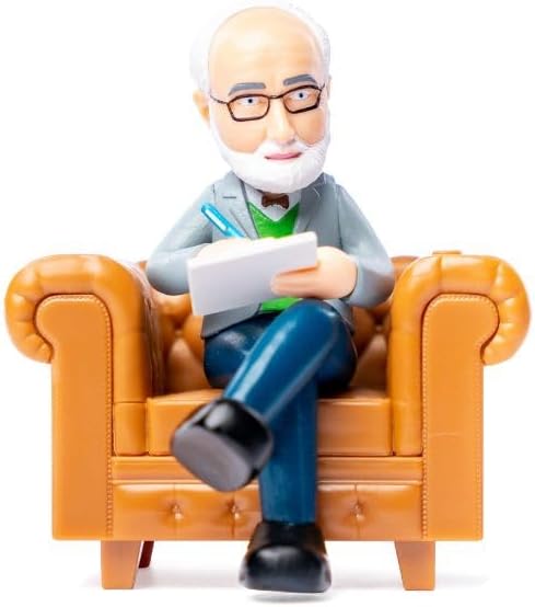 Winkee - Schreibtisch Psychologe I Die besten Freud’schen Weisheiten auf Knopfdruck I Freud Schreibtisch Therapeut Figur (Deutsch)