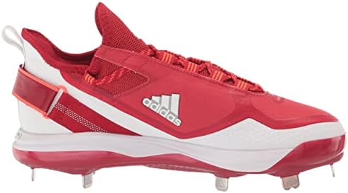 adidas Men's Icon 7 Boost Baseball Shoe, Team Power Red/White/Solar Red, 9 | Image 5