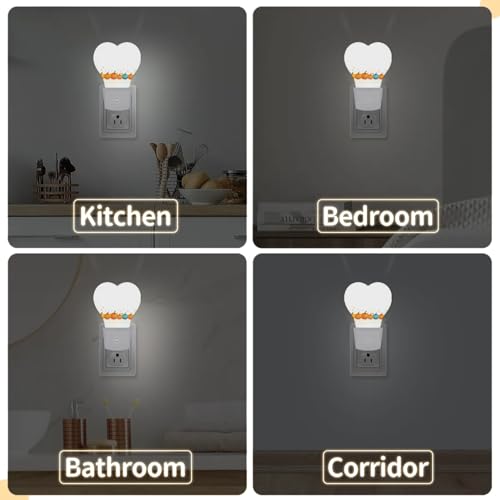 Lámpara de noche LED con sensor automático 2-pack miniatura 6