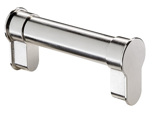 WPLUSM EASYBLIND Universal-Blindzylinder Profil-Zylinder 77-132 mm Türstärke vernickelt Steckmechanismus