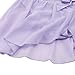 FEESHOW Girls Sequined Camisole Ballet Dress Leotard Chiffon Skirt Sparkly Fairy Dance wear Costumes Lavender 5-6