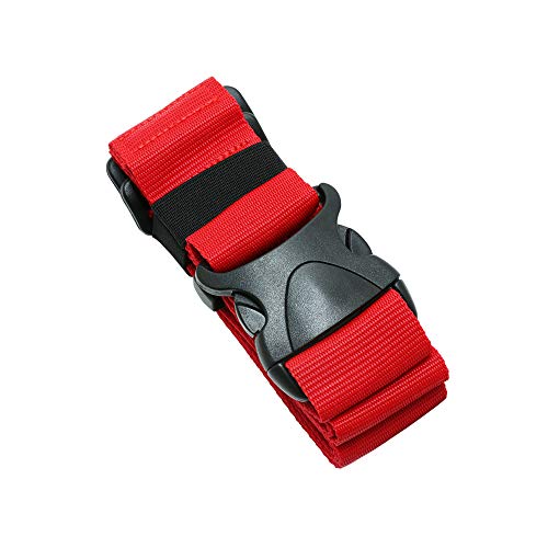 ワンタッチスーツケースベルト ブラック MBZ-SBL01/BK (レッド)
