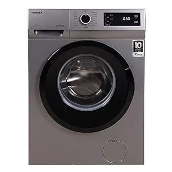 TOSHIBA 7.5 Kg Inverter Fully Automatic Front Loading Washing Machine ( - ?TW-BJ85S2-IND(SK),Premium Silver)