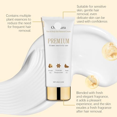 Crème dépilatoire douce pour le visage solution anti repousse dure peau lisse 3PCS