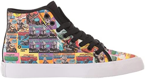 DC Men's X Star Wars The Mandalorian Sneaker Collection Skate Shoe, Black Multi (Manual Hi), 9.5 | Image 5