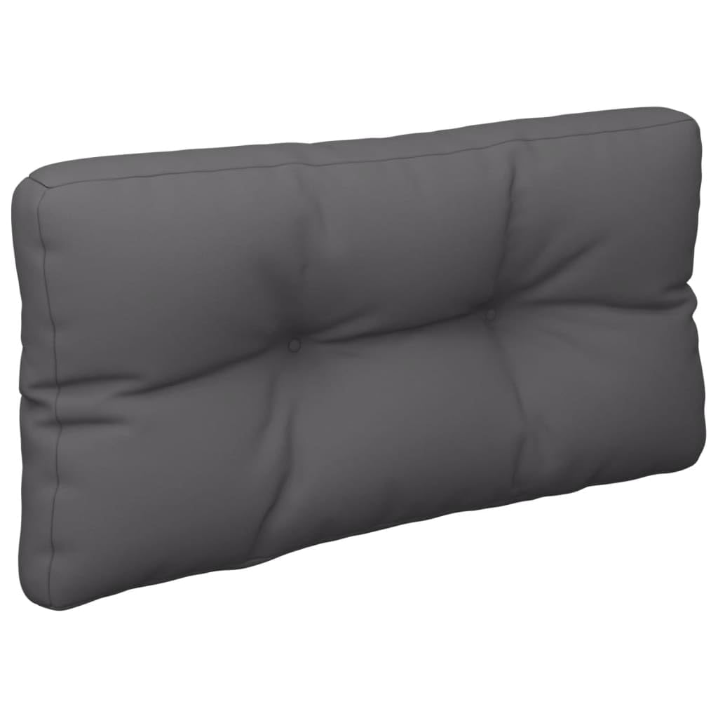 vidaXL Palettenkissen, Palettenpolster für Europaletten, Palettensofa Kissen Indoor Outdoor, Palettenauflage Rückenkissen, Anthrazit Stoff