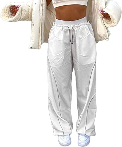 Pantalon cargo taille basse femme ample parfait pour vos sorties urbaines et festivals rétro